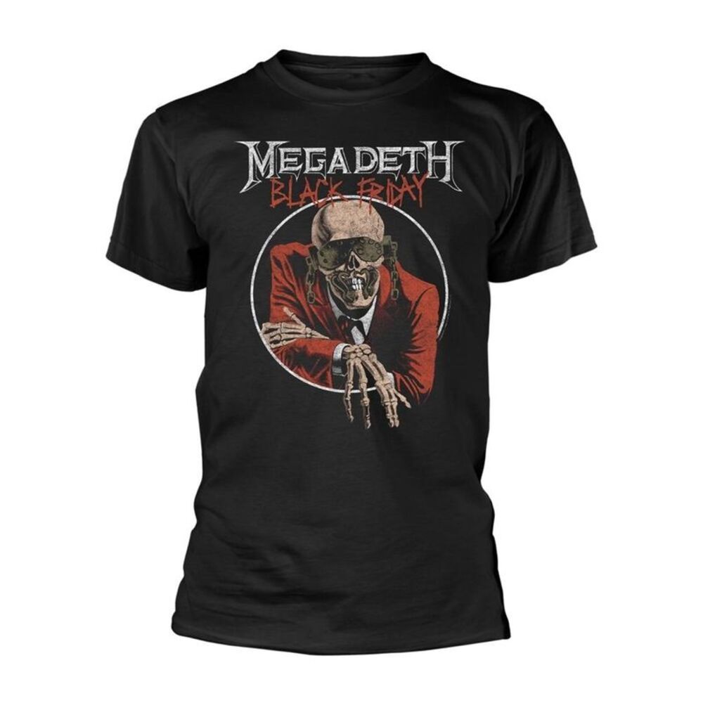 Megadeth Unisex Adult Black Friday T-Shirt / Black
